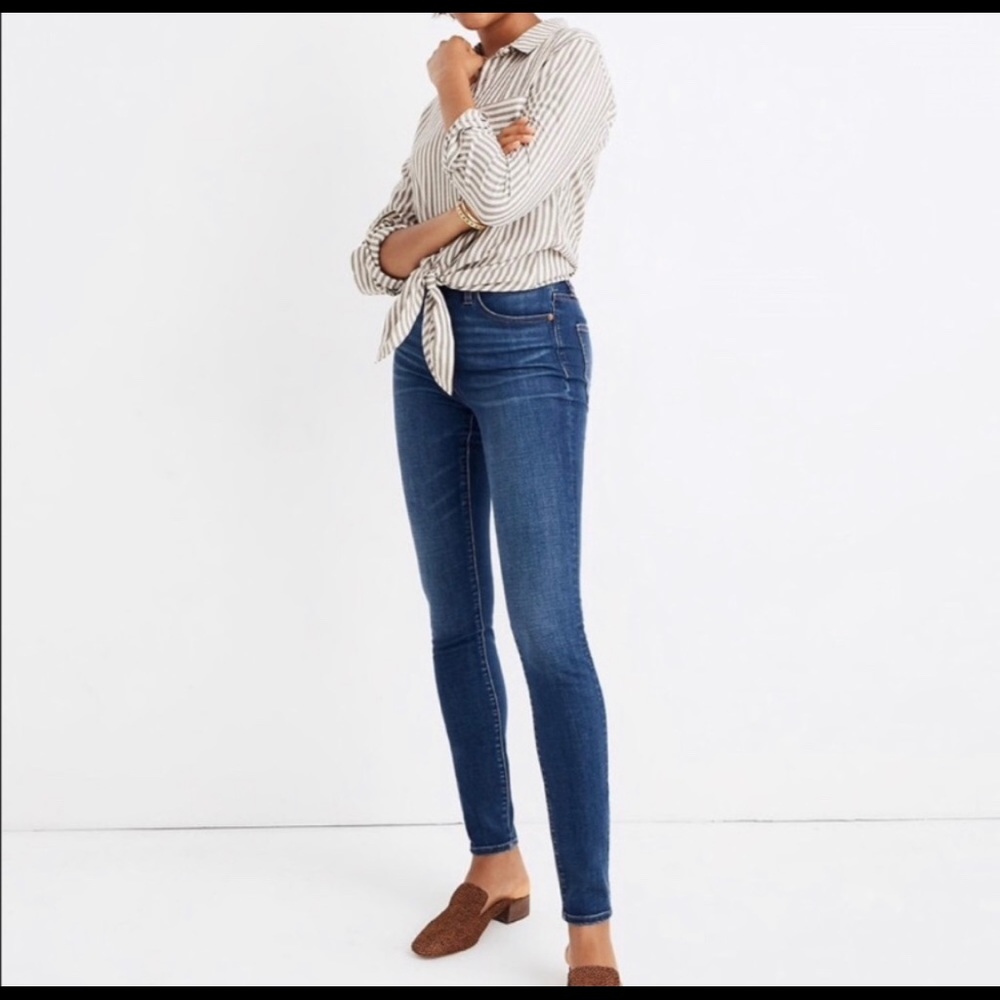 Madewell high-rise skinny jeans, size 26